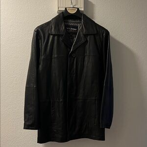 Wilson Black Trench Coat for Men